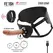 Fetish Submissive Cyber Strap Harness with WATCHME Remote - 17.5cm Silicone