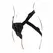 Get Real Podesivi Strap-On Pojas Crni - Univerzalno Prijanjanje, 3 Silikonska Prstena