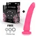 DELTACLUB Silikonski Intimni Sistem Pink 23cm Pojas Set