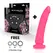 Delta Club Silikonski Strap-On Set Pink 20 cm x 4 cm Podesivi Pojas