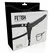 Fetish Submissive Silikonski Pojas Crni 15 cm - Podesivo Udobno Prijanjanje