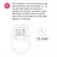 500 Cosmetics U-Breast Electrostimulation System for Bust Firming 250ml Gel