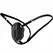 Pretty Love Carter Adjustable Vibrating Intimate Harness, 12 Modes, USB, Black
