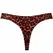 ANAIS Men TRIBAL String S Red Microfiber Animal Print