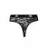 ANAIS MEN Romance Black Lace Thong M - Comfort Fit, Floral Design