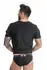 ANAIS MEN Petrol Black T-Shirt L - Soft Microfiber Fit, European Design