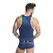 ANAIS MEN Naval Top XL - Mornaričko Plava Tila sa Satenskim Prugama