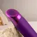 Rocks-Off Chaiamo G Vibrator Ljubičasti - Zakrivljeni silikon, 10 modova, Vodootporan