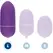 ONLINE Vibrating Egg L Wireless Remote Control Purple 8cm ABS