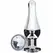 ToyJoy Diamond Bum Bijou Veliki – Aluminijumski čep sa srebrnim draguljem, 13 cm
