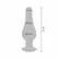 ToyJoy Diamond Bum Bijou Veliki – Aluminijumski čep sa srebrnim draguljem, 13 cm
