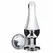 ToyJoy Diamond Bum Bijou Srednji aluminijumski čep sa srebrnim akcentom 11cm