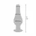 ToyJoy Diamond Bum Bijou Srednji aluminijumski čep sa srebrnim akcentom 11cm