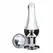 ToyJoy Diamond Bum Bijou Mali srebrni čep sa dekorativnim draguljem 9.2cm