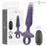 INTENSE Marlon Model 4 Vibrating Silicone Plug with Remote, Black