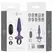 INTENSE Marlon Model 4 Vibrating Silicone Plug with Remote, Black