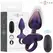 INTENSE Michael Rechargeable Vibrating Plug with Remote Control, Black