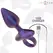 INTENSE Michael Rechargeable Vibrating Plug with Remote Control, Black