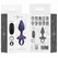 INTENSE Michael Rechargeable Vibrating Plug with Remote Control, Black