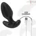 Intense Joey Wireless Anal Device 10 Vibration Modes Black Silicone 10cm