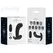 INTENSE Chandler Black 10-Mode Vibrating Anal Device with Remote, 9cm