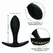 CalExotics Boundless Teardrop Plug Slim Silicone 7.5 cm Flexible Handle