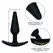 CalExotics Boundless Slim Silikonski Čep Fleksibilni 7.5cm Crni
