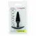 CalExotics Boundless Slim Silikonski Čep Fleksibilni 7.5cm Crni
