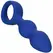 CalExotics Admiral Advanced Blue Silicone Beaded Intimate Plug 12cm