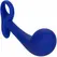 CalExotics Admiral Anal Training Set 2 Silicone Plugs Blue Ergonomic