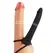 MYTHOLOGY COBI-ONYX Crni Silikonski Intimni Sistem 13.5 cm sa Dvostrukim Prstenovima