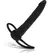 MYTHOLOGY COBI-ONYX Crni Silikonski Intimni Sistem 13.5 cm sa Dvostrukim Prstenovima