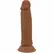Pretty Love Quentin 18cm Anatomical Model Brown with Suction Base