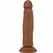 Pretty Love BW-008119LP-1 Anatomical Model 21cm Brown, TPR, Suction Base