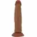 Pretty Love BW-008119LP-1 Anatomical Model 21cm Brown, TPR, Suction Base