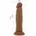 Pretty Love BW-008119LP-1 Anatomical Model 21cm Brown, TPR, Suction Base