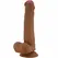 Pretty Love Tallen Anatomical Silicone Model Brown 22cm Suction Base