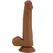 Pretty Love Tallen Anatomical Silicone Model Brown 22cm Suction Base