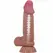 Pretty Love Sliding Skin Series Model - Brown, Suction Base, 19.4 cm