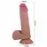 Pretty Love Skin Sliding Serija Intimni Model sa Usisnom Čašom Braun 20.5cm