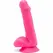 Get Real Happy Dicks Pink Anatomski Model 12 cm sa Usisnom Bazom