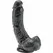 Get Real Crna Intimna Mašina 20.5 cm Anatomski Model PVC