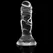 XRAY Prozirni intimni uređaj 12 cm Transparentni fleksibilni jelly model