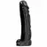 All Black Intimni Model 22 cm Fleksibilni PVC, Crna, Velika Veličina