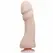 Baile Natural 23.5 cm TPR Anatomical Model with Suction Base, Beige