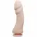 Baile Natural 23.5 cm TPR Anatomical Model with Suction Base, Beige