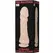 Baile Natural 23.5 cm TPR Anatomical Model with Suction Base, Beige