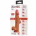 Baile Buraq Curved 24 cm Anatomical Model with Suction Base, Flesh