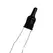 OHMAMA Fetish Silikonski Teksturirani Stimulacioni Naprstak 6cm Crna