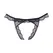 Dreamgirl Lace & Mesh Open Panty Black One Size - Elegant Lingerie Design